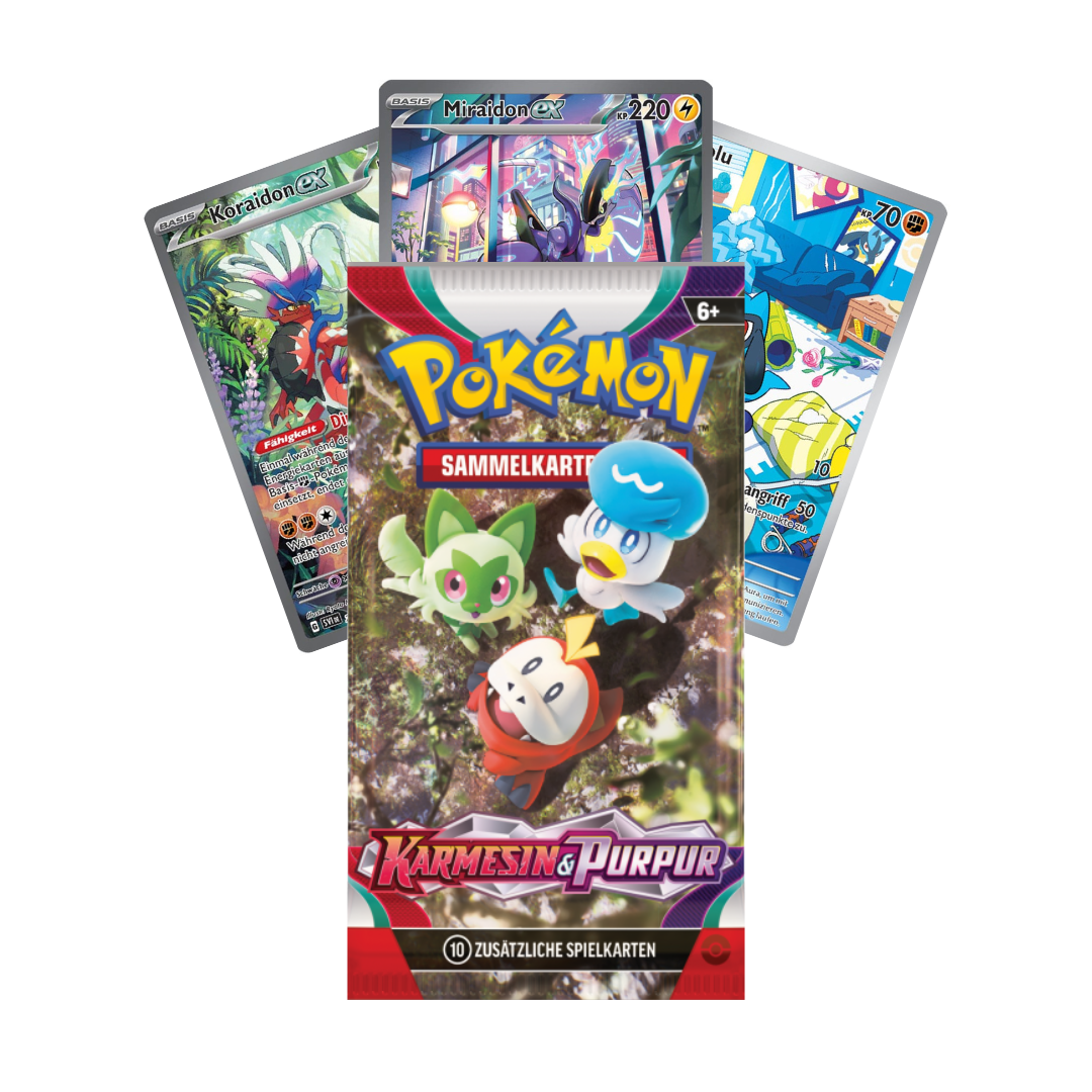 Booster – Pokémon | Deutsch | Karmesin & Purpur