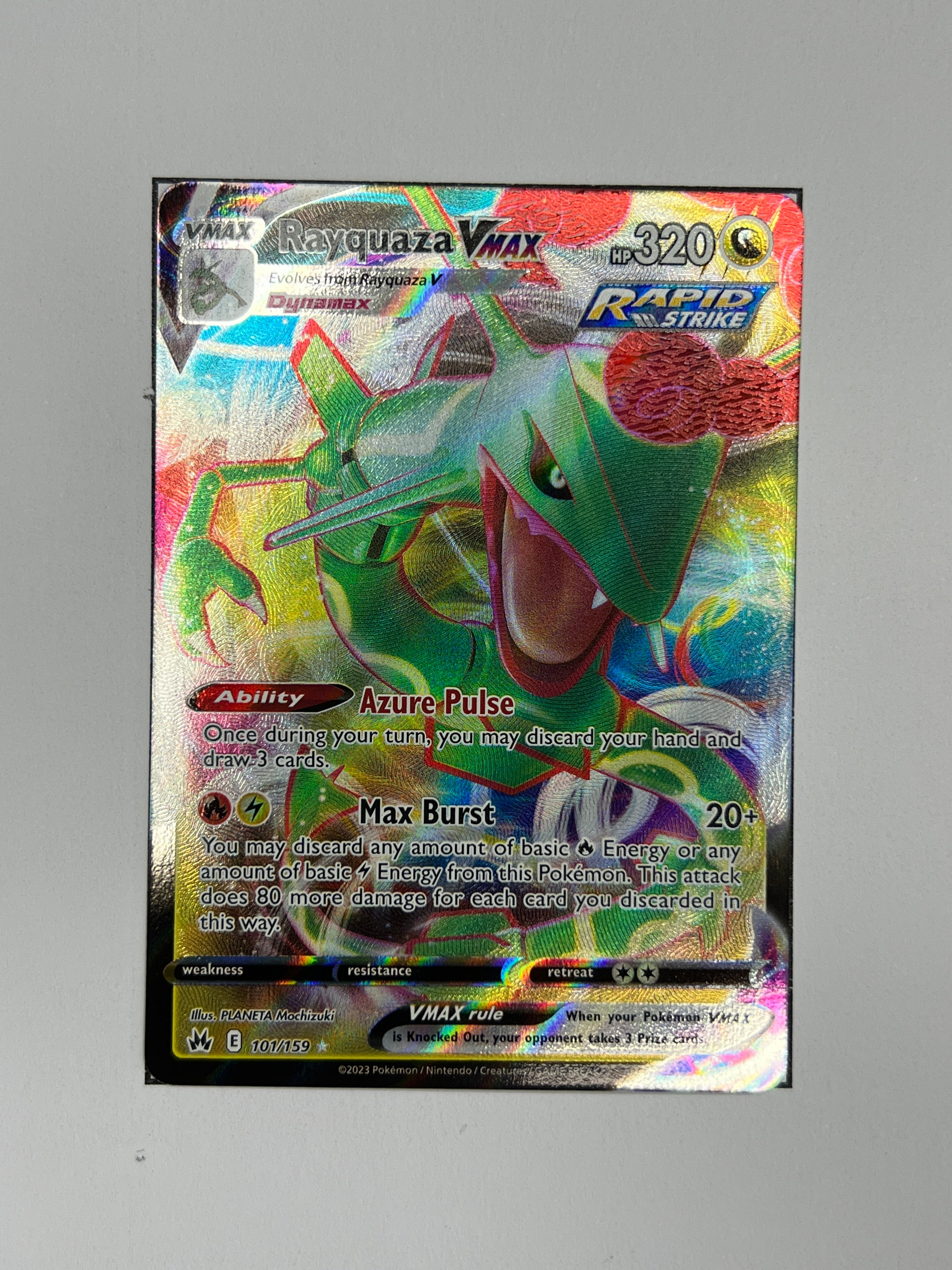 Rayquaza VMAX – Art Rare | EN | CRZ 101