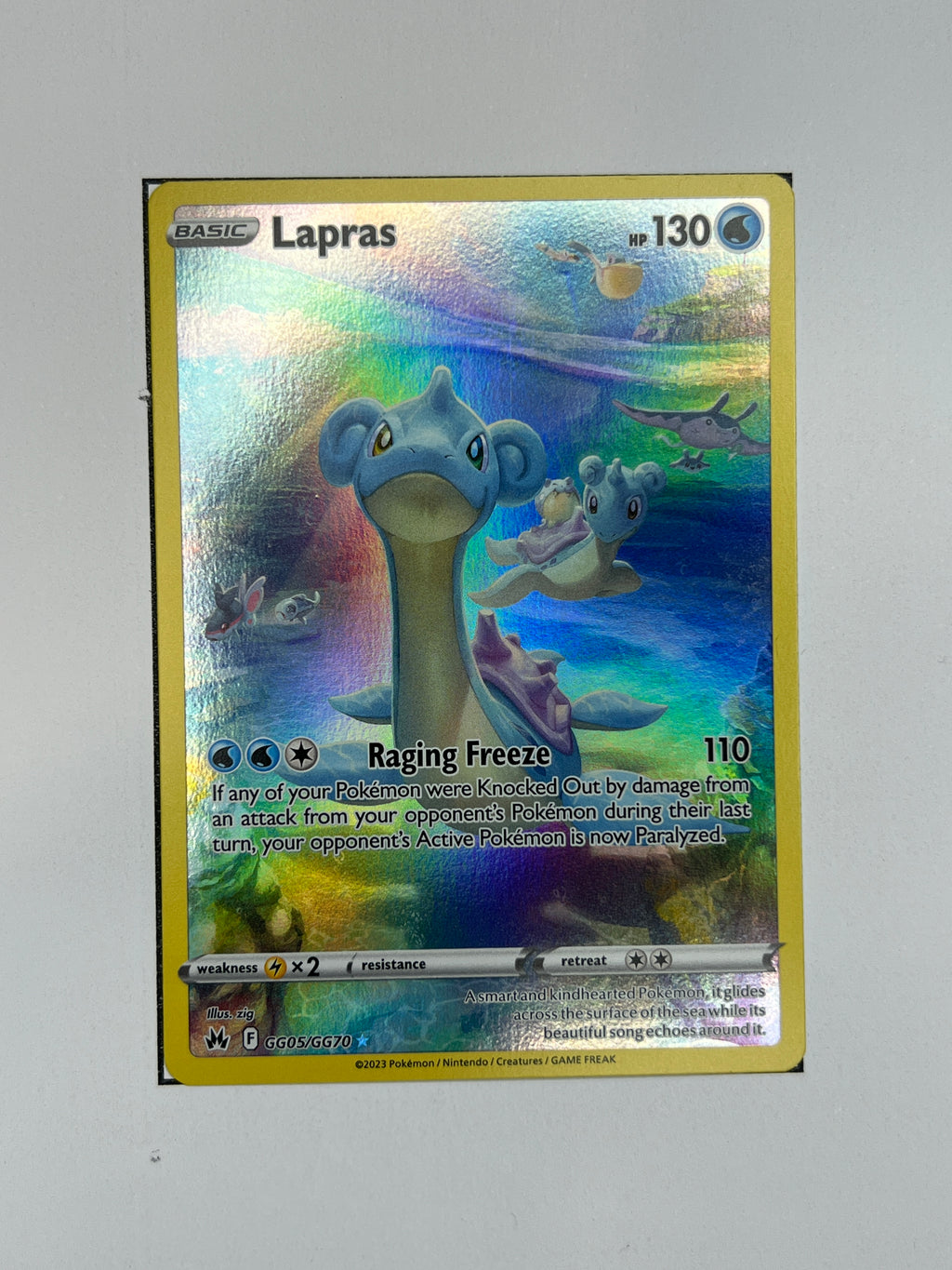 Lapras – Art Rare | EN | GG05