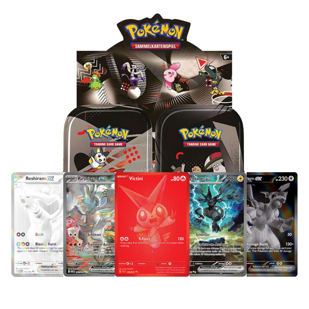 Mini Tin – Pokémon | Deutsch | Black Bolt & White Flare